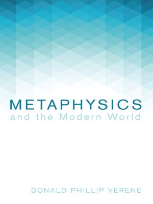 cover image of Metaphysics and the Modern World